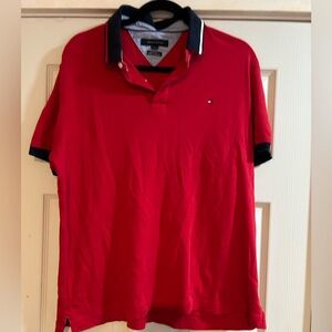 Tommy Hilfiger Classic Red Polo Shirt